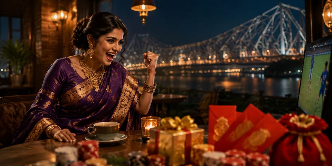 Player receiving digital red envelope bonus in Kolkata